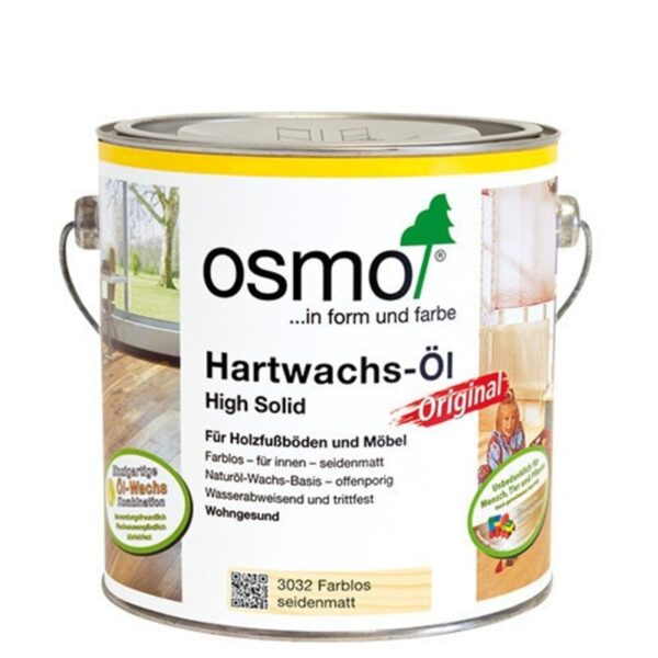 Osmo Hardwax Olie Rapid 10L / 3232 Kleurloos Zijdemat